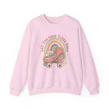 Load image into Gallery viewer, Retro Roller Skating Sweatshirt - Let The Good Times Roll