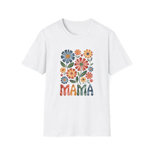 Load image into Gallery viewer, Floral Mama T-Shirt – Softstyle Unisex Tee for Moms