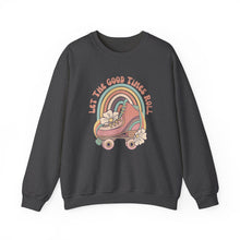 Load image into Gallery viewer, Retro Roller Skating Sweatshirt - Let The Good Times Roll