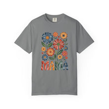 Load image into Gallery viewer, Mama Floral T-Shirt - Cute Gift for Moms | Garment-Dyed Unisex Tee