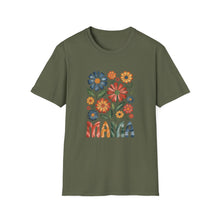 Load image into Gallery viewer, Floral Mama T-Shirt – Softstyle Unisex Tee for Moms
