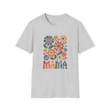 Load image into Gallery viewer, Floral Mama T-Shirt – Softstyle Unisex Tee for Moms