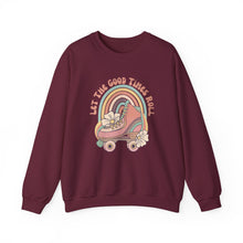 Load image into Gallery viewer, Retro Roller Skating Sweatshirt - Let The Good Times Roll