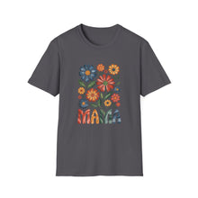 Load image into Gallery viewer, Floral Mama T-Shirt – Softstyle Unisex Tee for Moms