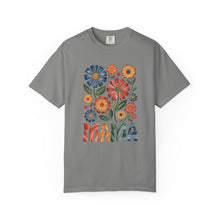 Load image into Gallery viewer, Mama Floral T-Shirt - Cute Gift for Moms | Garment-Dyed Unisex Tee