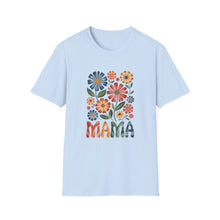 Load image into Gallery viewer, Floral Mama T-Shirt – Softstyle Unisex Tee for Moms
