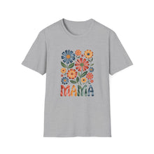 Load image into Gallery viewer, Floral Mama T-Shirt – Softstyle Unisex Tee for Moms
