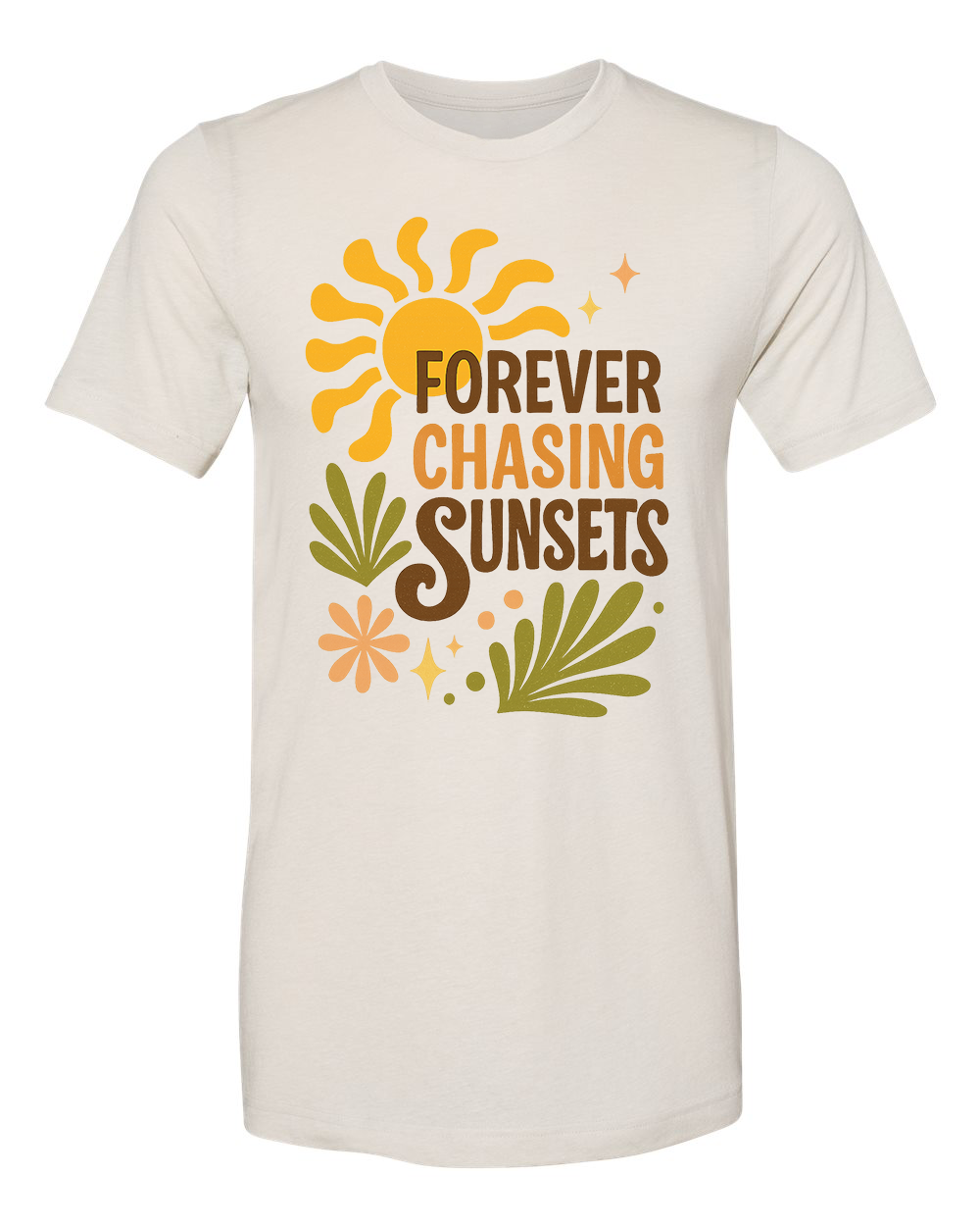 Forever Chasing Sunsets Retro - DTF