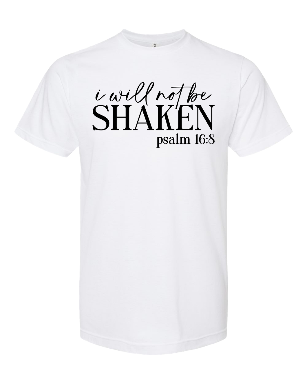 I Will Not Be Shaken - DTF