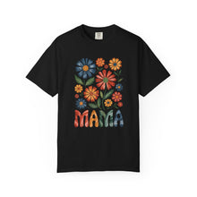 Load image into Gallery viewer, Mama Floral T-Shirt - Cute Gift for Moms | Garment-Dyed Unisex Tee

