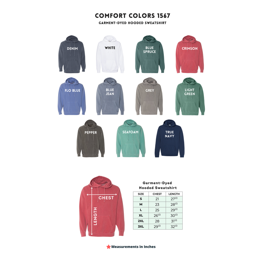 Comfort Colors 1567 Hoodie Sweatshirt