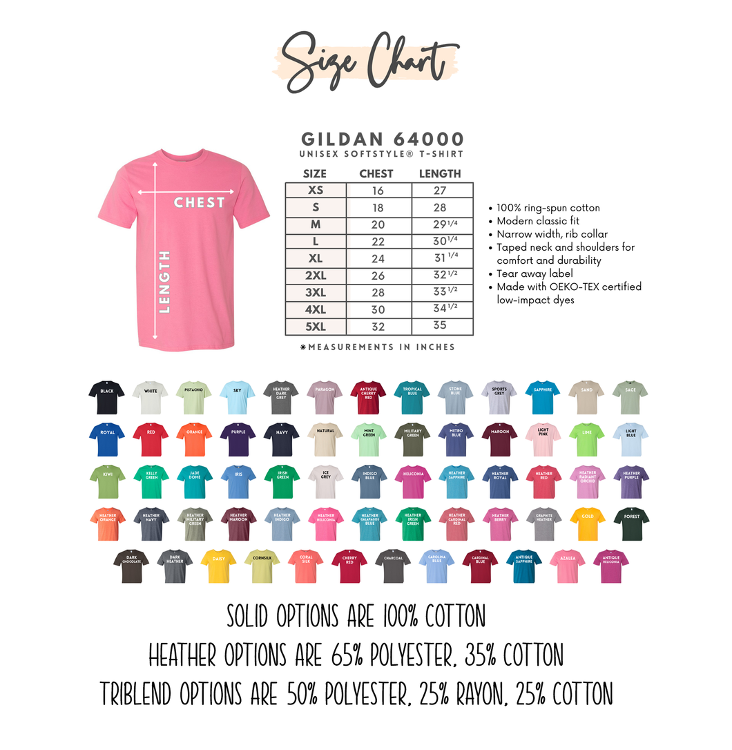 Gildan 64000 Short Sleeve Shirt - Softstyle