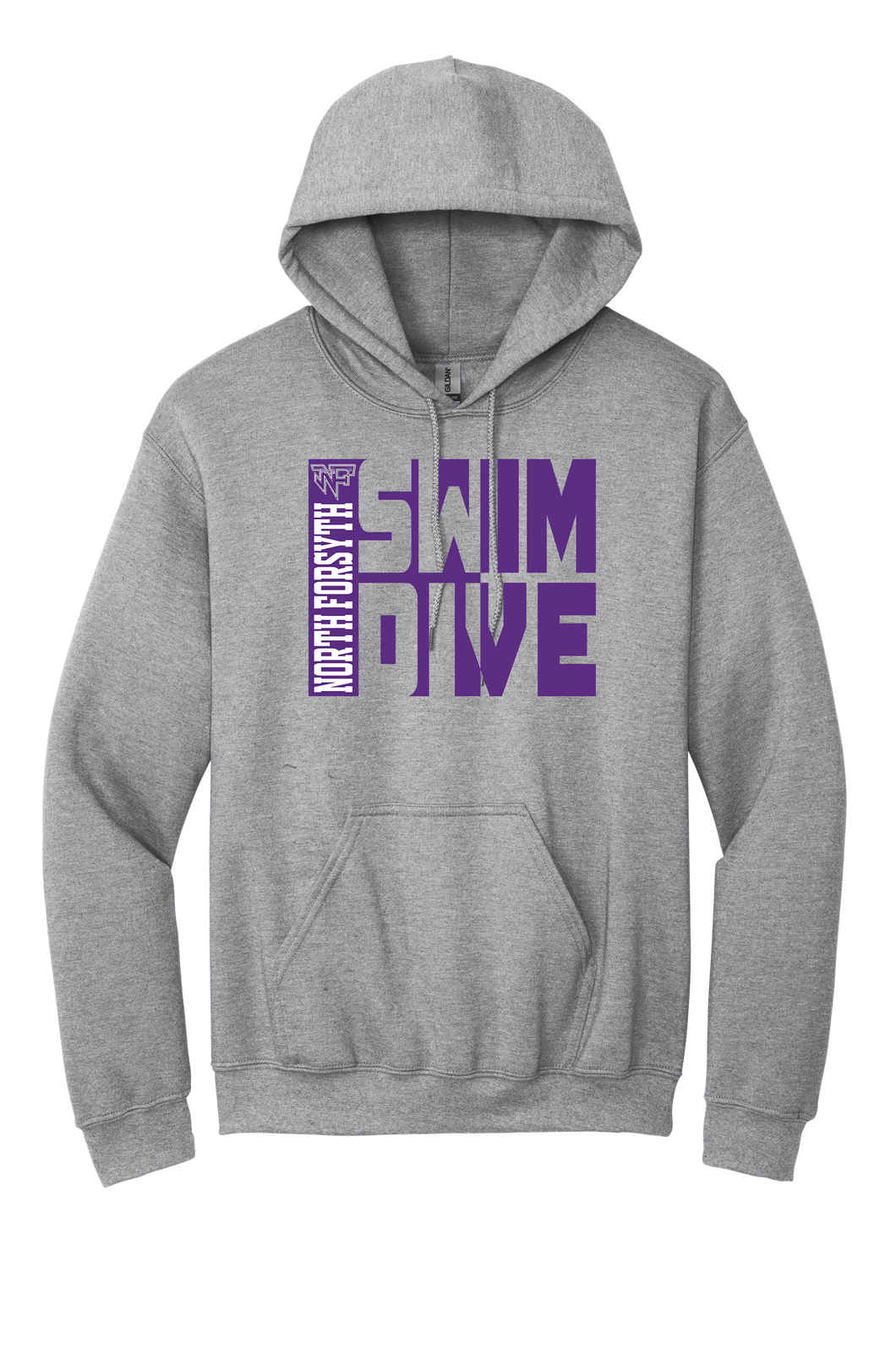 Hoodie Sweatshirt - NFHS Swim